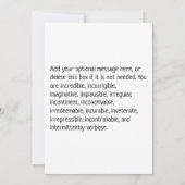 Grappige Parodie Hond Walker Trainer Sitter Kaart (Achterkant)