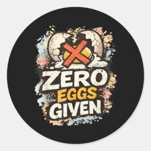 Grappige Pasen Volwassene Quote Edgy Sarcastische Ronde Sticker