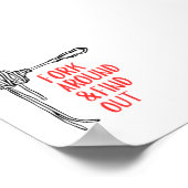 Grappige Pasta 'Fork Around & Find Out' Poster (Hoek)