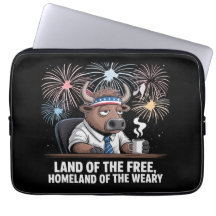 Grappige Patriotische Buffalo Moe Office Medewerke