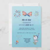 Grappige Patriottische Gans Rood, Wit en Losse Kaart (Achterkant)