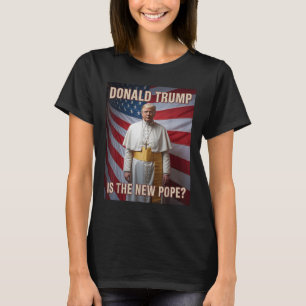 Grappige Paus &amp; President Donald Trump, Kathol T-shirt