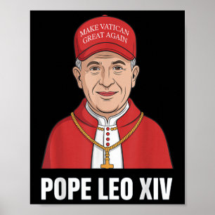 Grappige paus Leo XIV maakt Vaticaan weer groot ka Poster