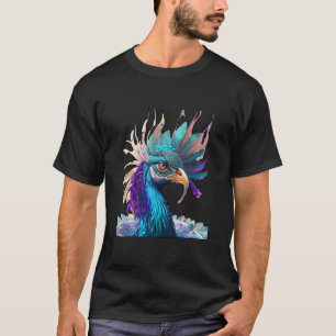 Grappige Pauw – Kleurrijke Branie & Veren Humor T-shirt