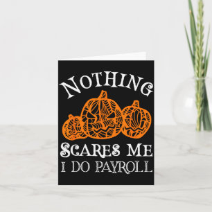 Grappige Payroll Halloween Niets Is Mij Payroll Sp Kaart