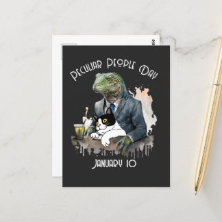 Grappige Peculiar People Day Briefkaart