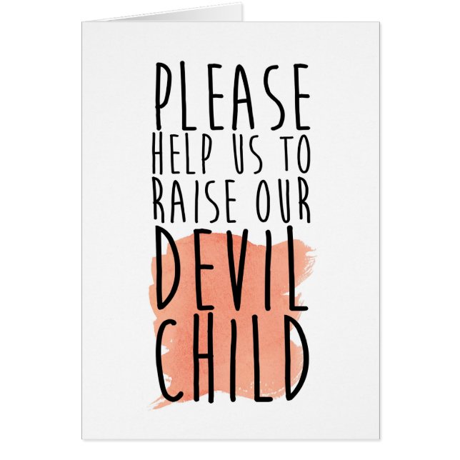 grappige peetkaart (Voorkant)