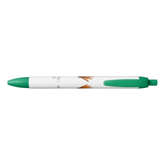 Grappige Pen met Happy Duck Smile - Aangepaste Tek (Achterkant)