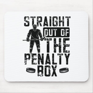 Grappige Penalty Box voor IJshockey Muismat