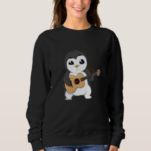 Grappige Penguin gitaar Polar muzikant muziekinstr Trui