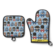 Grappige Penguin Royal Guard (gepersonaliseerd)