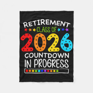 Grappige Pensioen Countdown 2026 In Uitvoering Fleece Deken