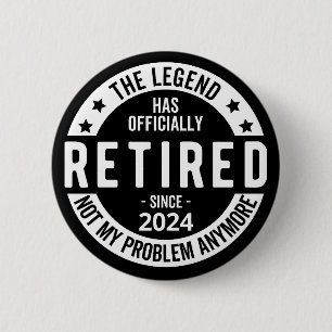 Grappige pensioen, pensioenplan ronde button 5,7 cm
