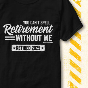 Grappige Pensioen Uitdrukking Zonder Mij Gepension T-shirt