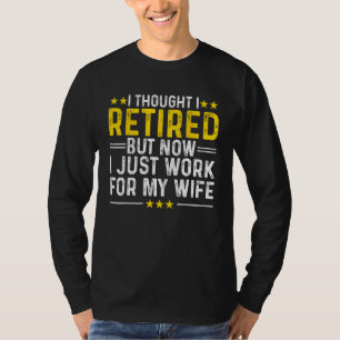 Grappige pensioenontwerpen mannen vader vrijgezell t-shirt