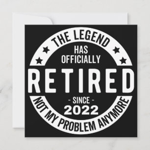 grappige pensionering, gepensioneerd, gepensioneer save the date