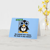 grappige pensionering kaart (Gele Bloem)