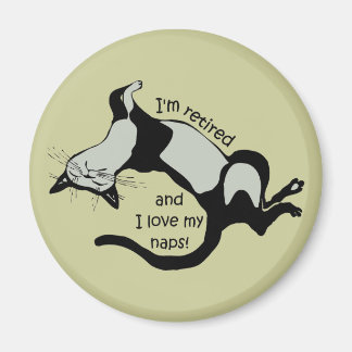 grappige pensionering magneet