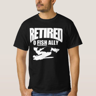 grappige pensionering van een visser t-shirt