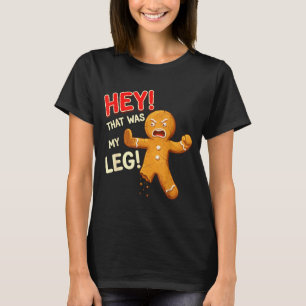 Grappige peperkoek man koekjes dat was mijn been k t-shirt