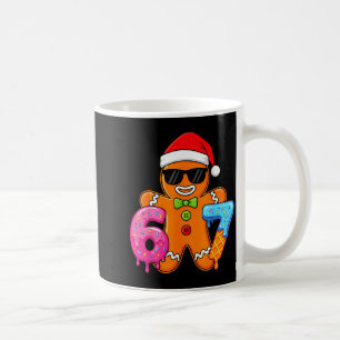 Grappige Peperkoek Zes Zeven 67 Ijs Drip Kerstmis Koffiemok