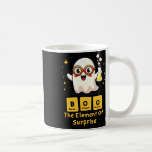 Grappige periodiek systeem scheikunde spook nerd b koffiemok