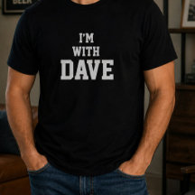 Grappige Persoonlijke Aangepaste Ik Ben Met Dave V