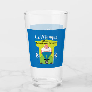 grappige Pertanque cadeautjes Glas