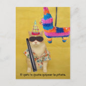 Grappige Pet Spaans Briefkaarten voor Fun of Teach (Voorkant)