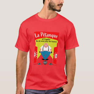 Grappige Pétanque geschenken T-shirt