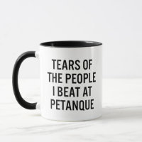 Grappige Petanque Speler Koffie