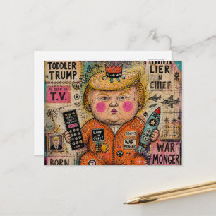 Grappige Peuter President Briefkaart
