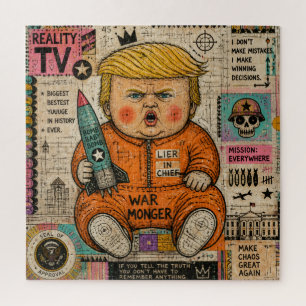 Grappige Peuter President Collage Legpuzzel