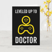 Grappige PhD afstuderen kaarten (Gele Bloem)