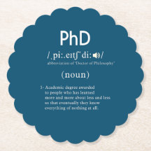 grappige phd-definitie met scalloped