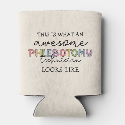 Grappige Phlebotomie-technicus geweldige PBT Blikjeskoeler (Achterkant)