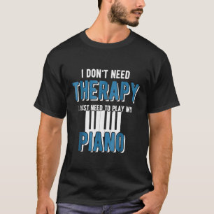 Grappige pianomuziek Grunge T Shirt Ik heb er niet