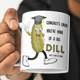 Grappige Pickle Gepersonaliseerd Afstuderen Gift 2 Koffiemok