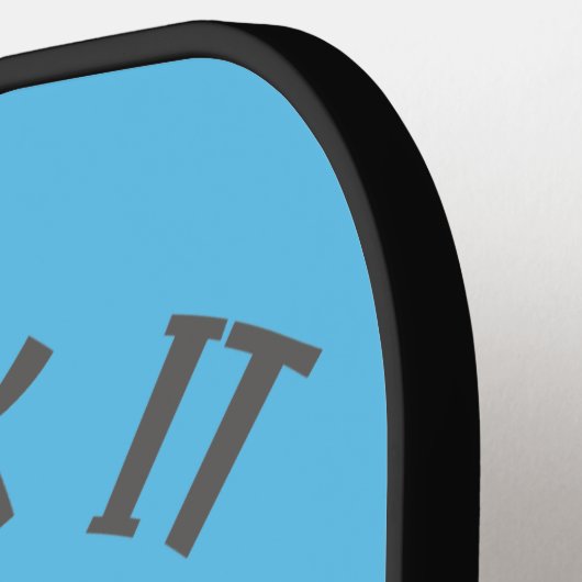 Grappige Pickle Pickleball speler gewoon drinken Pickleball Paddle (Links Detail)