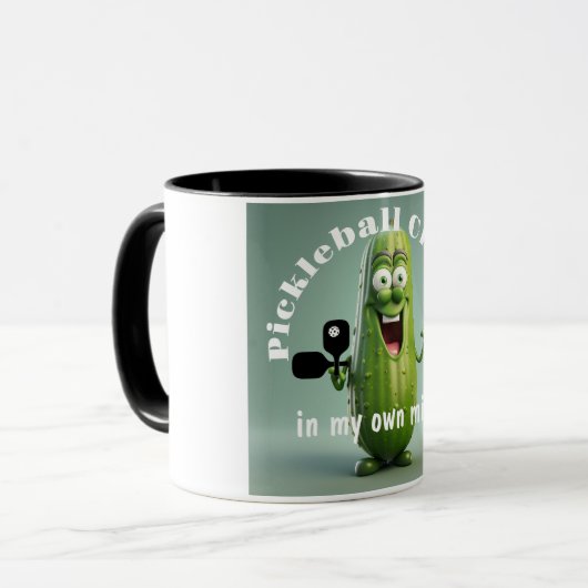 Grappige Pickleball Champ Combo Mok (Voorkant links)