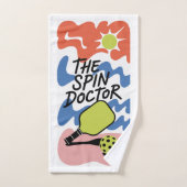 Grappige Pickleball De Spin Doctor Sporthanddoek Handdoek (Handdoek)