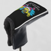 grappige pickleball golfheadcover (3/4 voorkant)