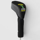 Grappige Pickleball Golfheadcover (Schuin)