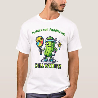 Grappige Pickleball Heren Spelers T-shirts Toppen