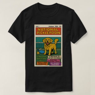 Grappige Pickleball-hond Quotes Pickleball-paddle T-shirt