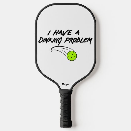 Grappige pickleball Humor | Ik heb een drankproble Paddle (Voorkant)