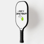 Grappige pickleball Humor | Ik heb een drankproble Paddle (Links)