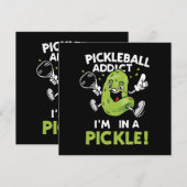 Grappige-Pickleball Kaart (Voorkant / Achterkant)
