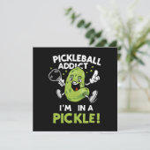 Grappige-Pickleball Kaart (Staand voorkant)