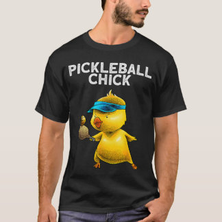 Grappige Pickleball Kunst Voor Vrouwen Meisje Padd T-shirt